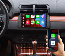 9 '' Android 14 2+32GB Stereo Apple CarPlay Sat Nav GPS Radio For BMW E39 X5 E53