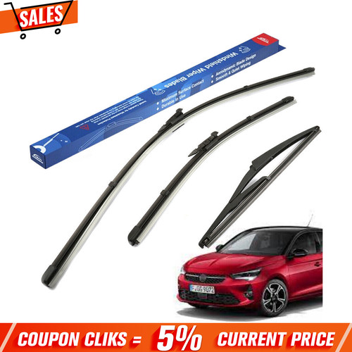 Windscreen wiper front and - wiper,