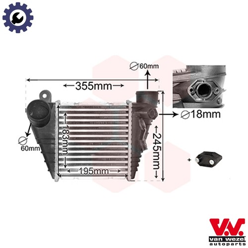 Charge air cooler 03004185 - cooler, for