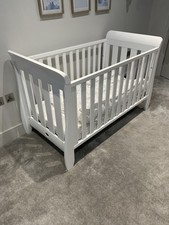 BOORI Solid Wood White Sleigh