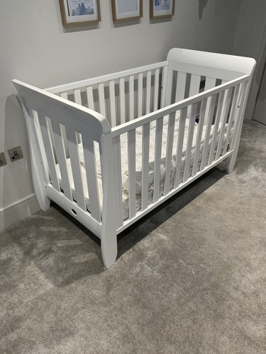Boori solid wood white sleigh - solid,