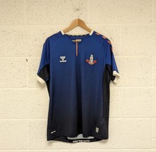 Hummel Oldham Athletic Football Shirt 2020-2021 Blue 125 Years - Size XL