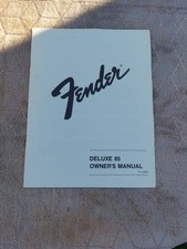 Fender Deluxe 85 Owners Manual