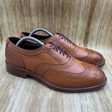 Allen Edmonds McTavish Men's Size 9 D Brown Wingtip Oxford Dress Shoes 5163