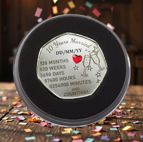 10th tin wedding - tin, anniversary