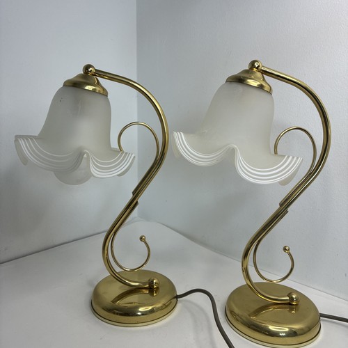 Vintage brass table lamps - vintage,