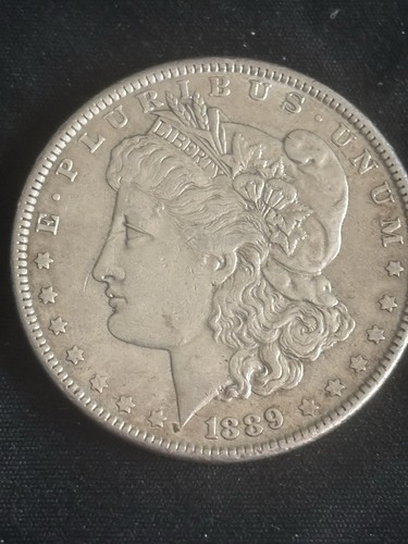 1889 silver morgan dollar - 1889, coin