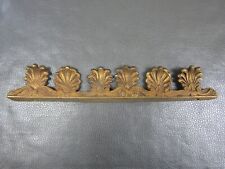 Antique ornate cast gilt brass