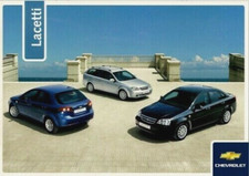 Chevrolet Lacetti 2005-06 UK Market Sales Brochure 1.4 SE 1.6 SX 1.8 CDX
