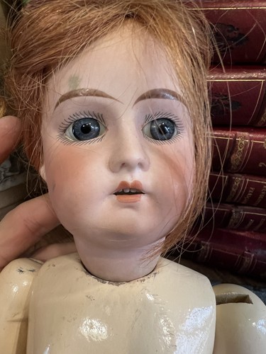 Antique porcelain doll - doll, with