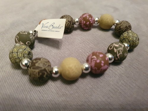 New viva beads - new, sage