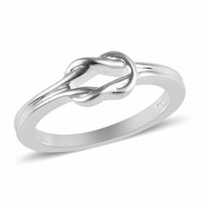 925 Sterling Silver Knot ring