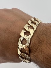 9ct Solid Gold Men's Bracelet