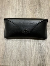 Polo Ralph Lauren Black Faux Leather Glasses Case