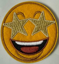 Starstruck emoji embroidery