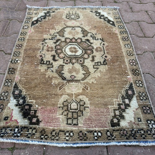 Camel brown 2x3 vintage - brown, ft
