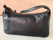 M&S Genuine Leather Black Handbag Ladies RRP £49.50