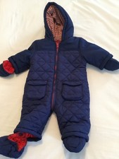 Navy MiniClub Baby Suit 3-6