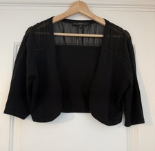 COAST Fine Knit Black Shrug