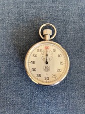 Rare Vintage Tag Heuer 1/5 Stopwatch Manual Winding Made in Switzerland