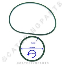 895mm LONG GREEN RUBBER DRIVE