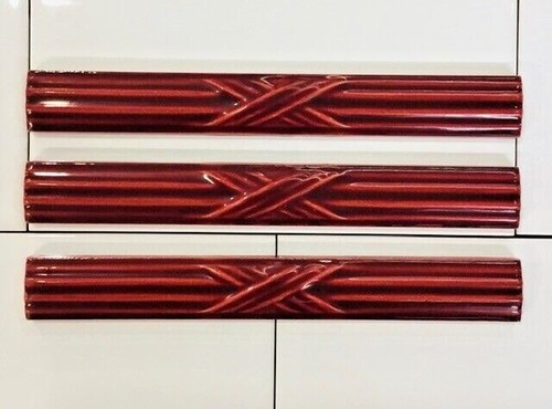 victorian floor tile red