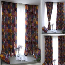 Vintage Boho Curtain Living