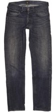 Lee Daren Men Navy Straight Slim Stretch Jeans W30 L34 (102135)