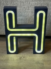 Next UK Light Up 'H' Sign