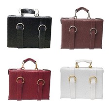 Portable Retro Dollhouses Miniature In PU Metal For Collectors Display