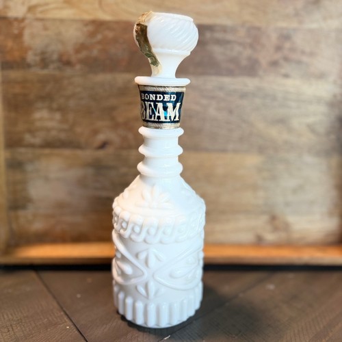 Vintage bonded beam milk glass - vintage,