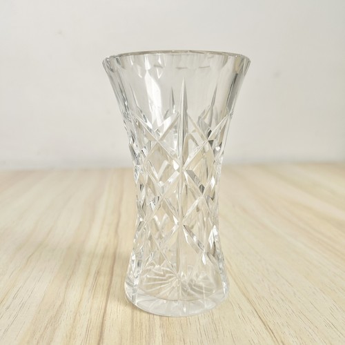 Crystal flower vase 5cm - crystal,