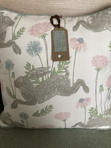 Handmade square cushion rabbit - handmade,