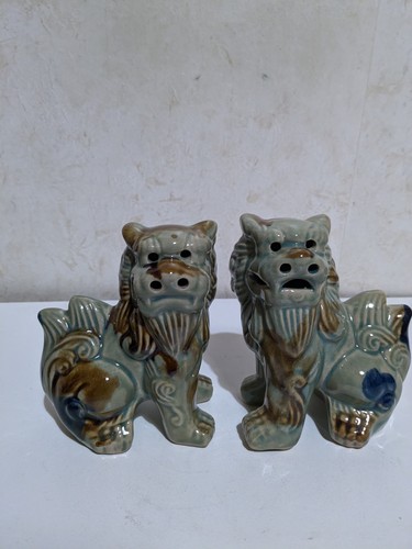 Vintage pair foo dog - vintage,