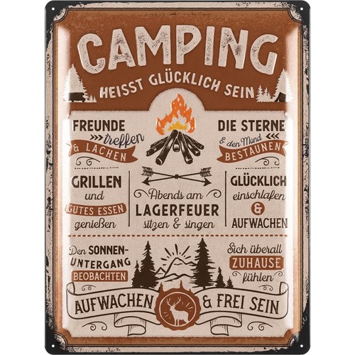 Xxl retro metal sign - metal,