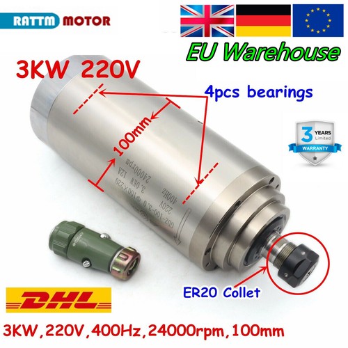 3kw er20 spindle motor - 「eu」3kw,