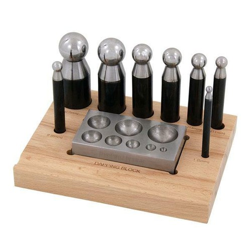 9pc doming block and punch - and,