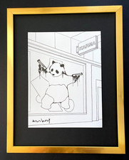 BANKSY + SIGNED "PANDA" PRINT