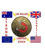 SUPER STRONG MAGNETIC AUSTRALIAN AUD $1 MAGIC TRICK COIN 