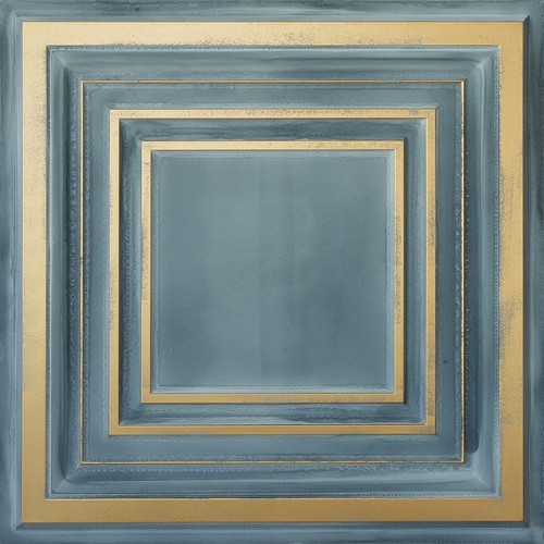 Faux tin painting - tin,