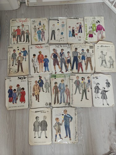 Vintage boys sewing - 18,