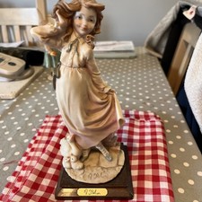 Capodimonte A Belcari Figure Girl With Ducks Figurine Excellent Condition.