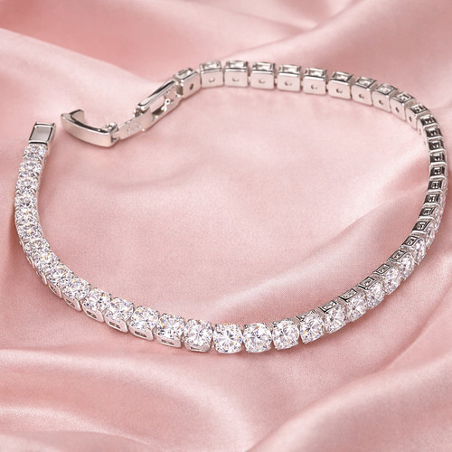 925 sterling silver cz - 925,