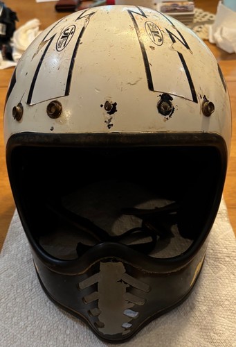 Vintage bell moto helmet - vintage, moto-3