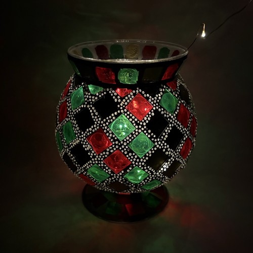 Home interiors mosaic vase - mosaic,