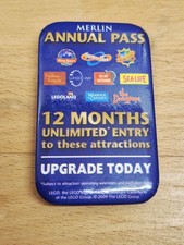 Merlin Annual Pass 2009 Pin Badge