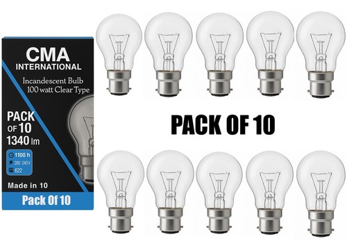 10x 100 watt gls - 10x, light