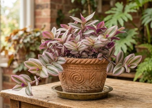Tradescantia nanouk albiflora - tradescantia,