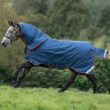 Rambo Tech Duo 50g Turnout Rug with 100g and Airmax Liners - Denim