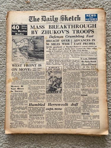 Daily sketch newspaper - daily, 1945